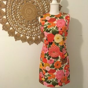 Beautiful Vintage 60s Floral Hippie Dress